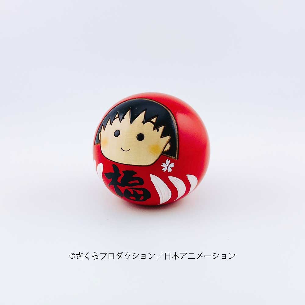 まる子ダルマ 赤