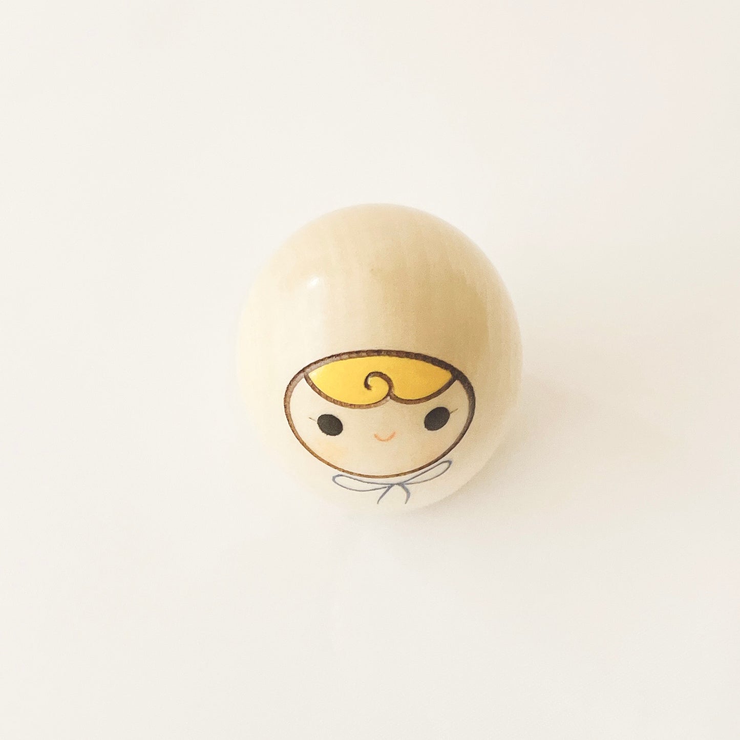 へその緒入こけし 青リボン
