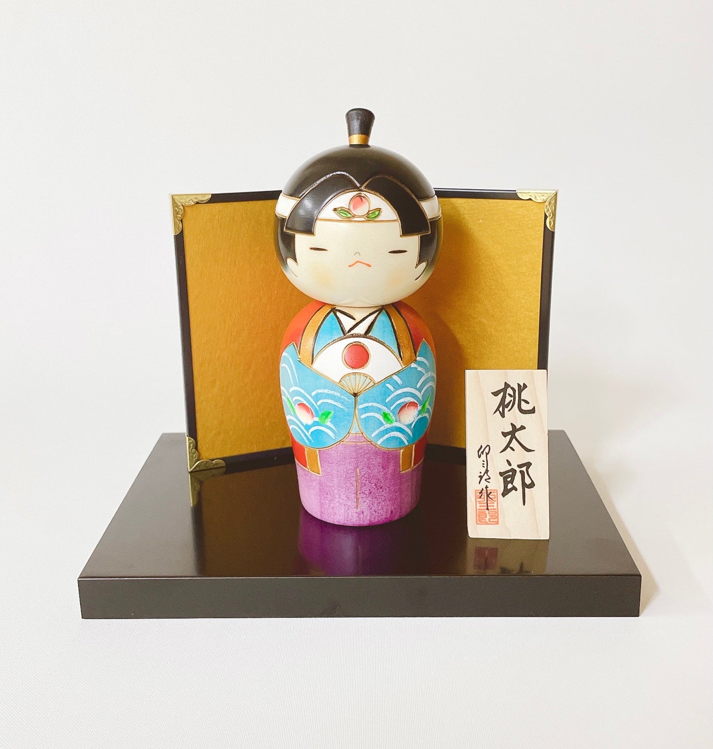 五月人形こけし 桃太郎 小