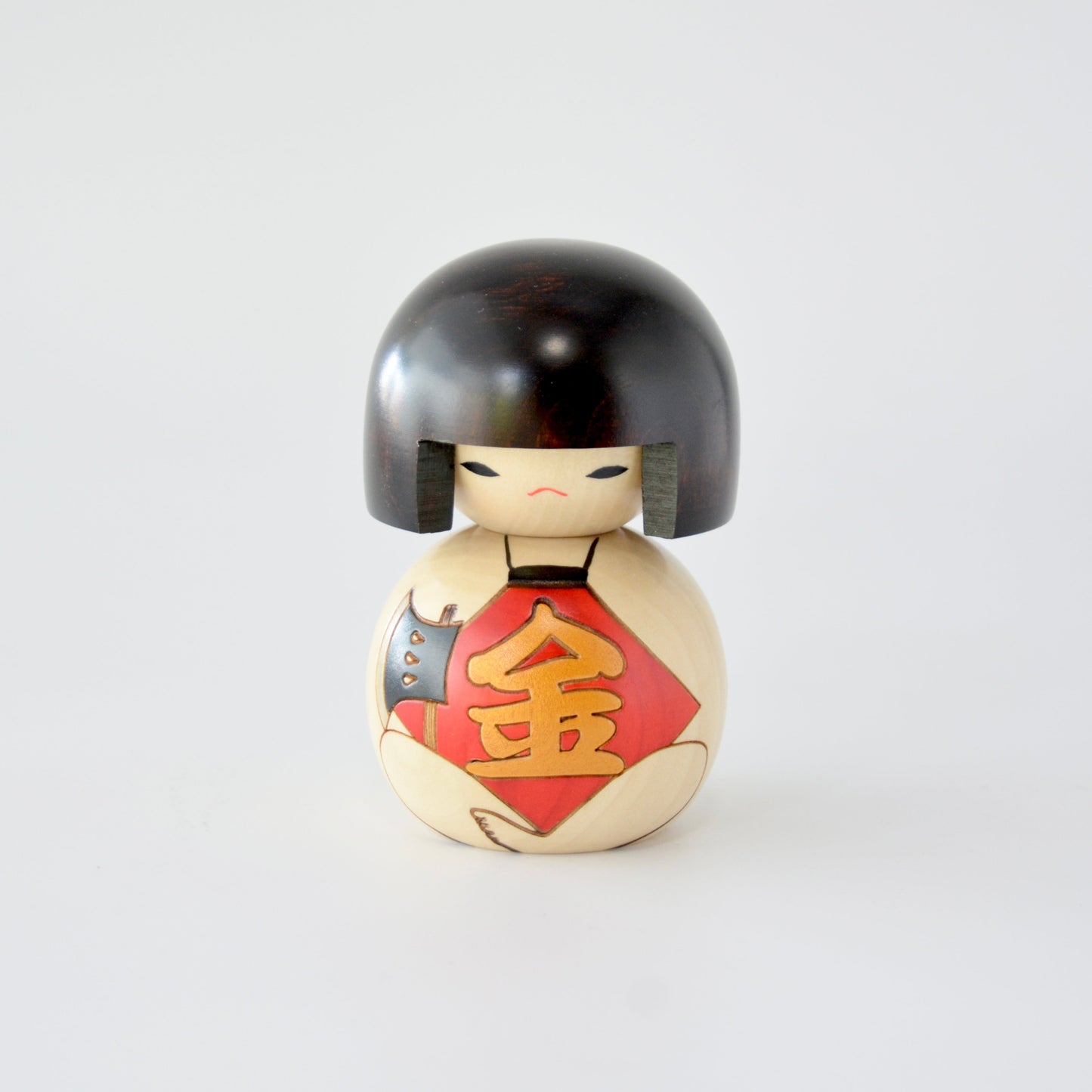 五月人形こけし 福々金太郎 ちまき・鯉のぼりセット