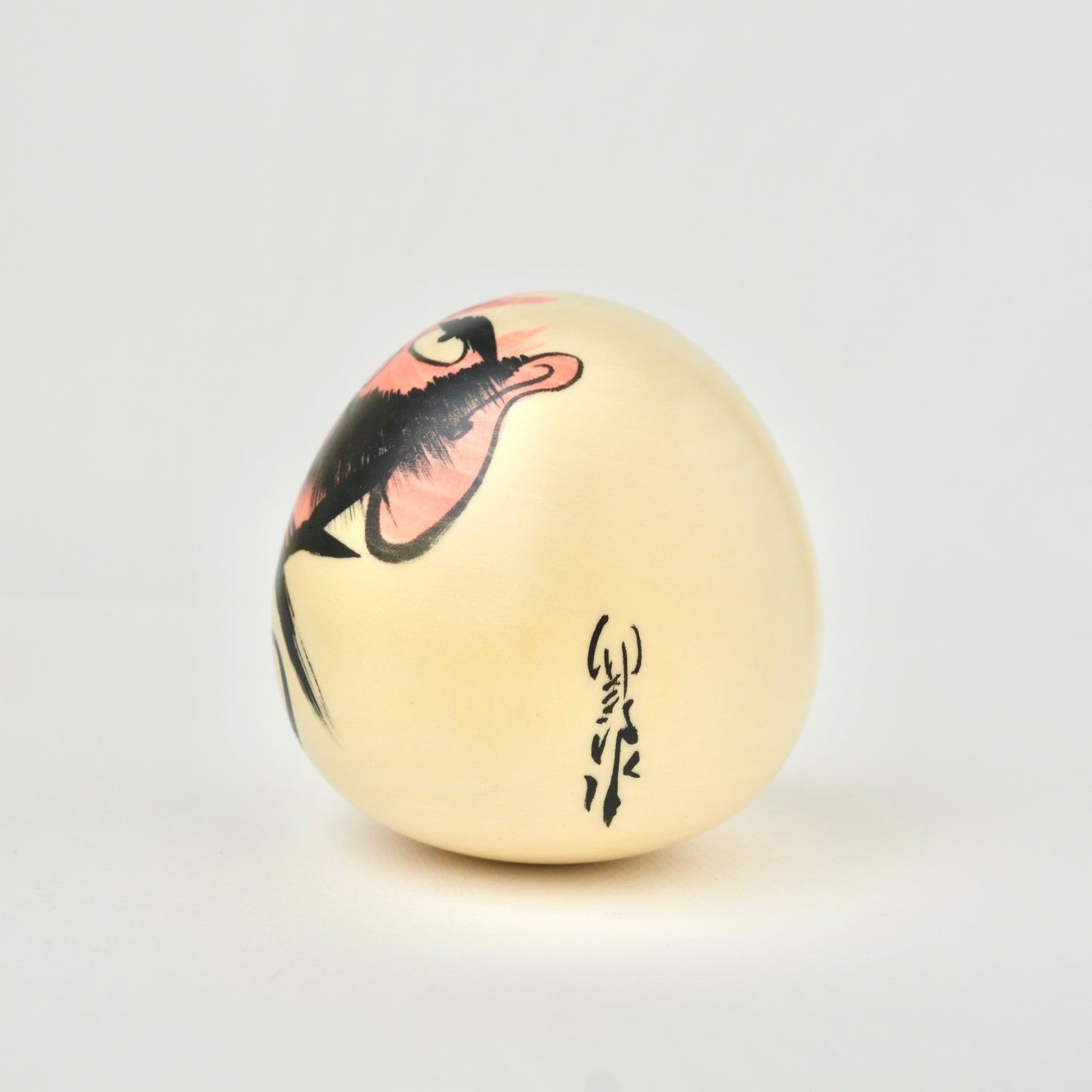 ころころこけし だるま 白