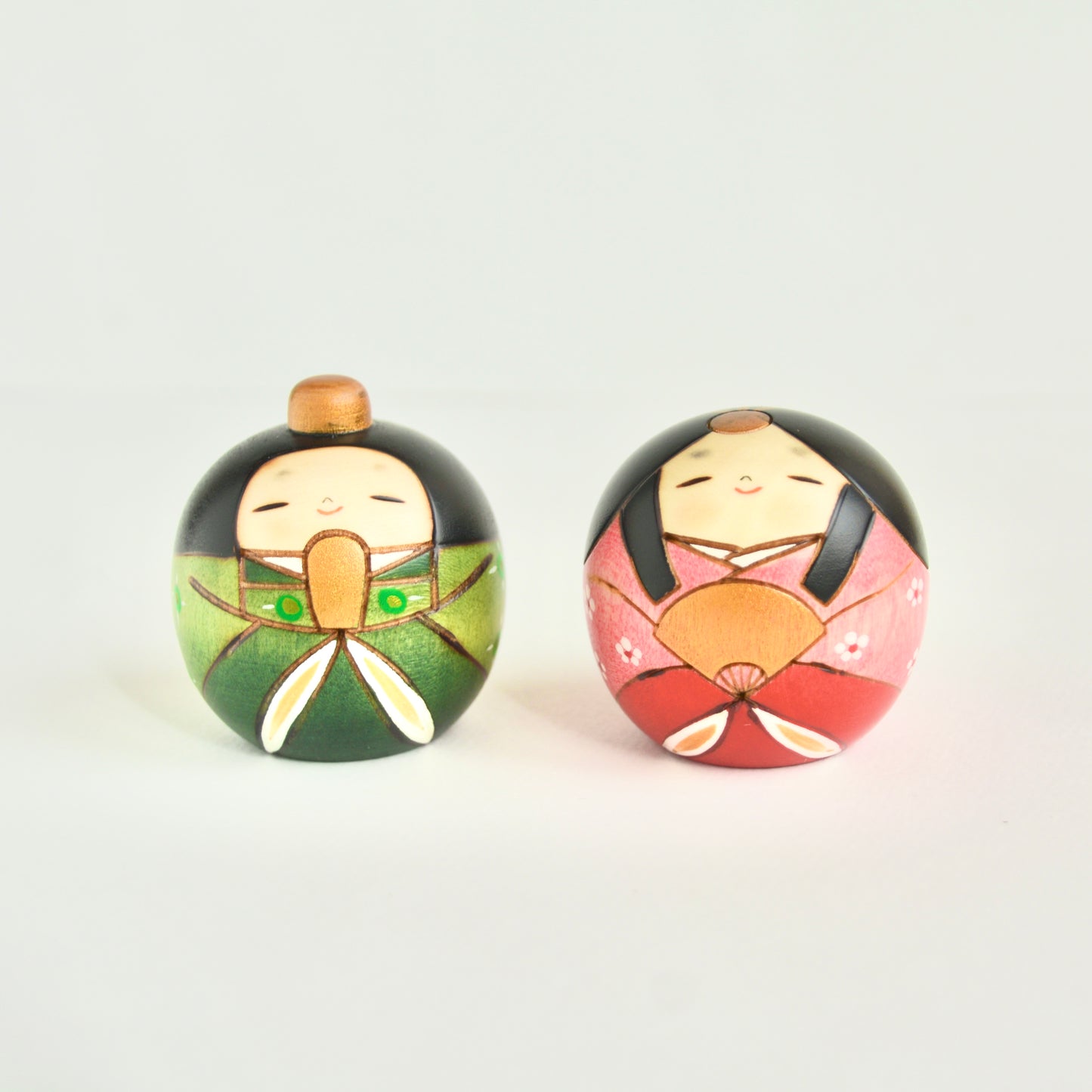 お雛さまこけし つぶら雛