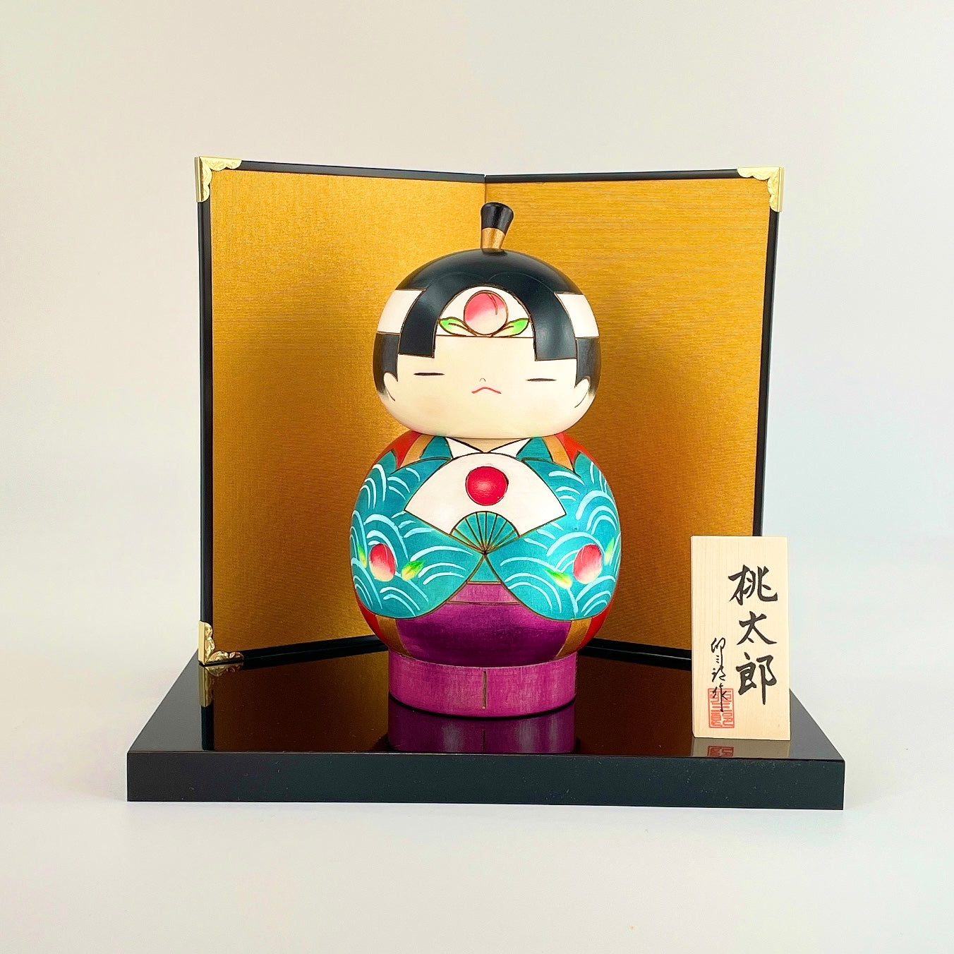 五月人形こけし 桃太郎 大