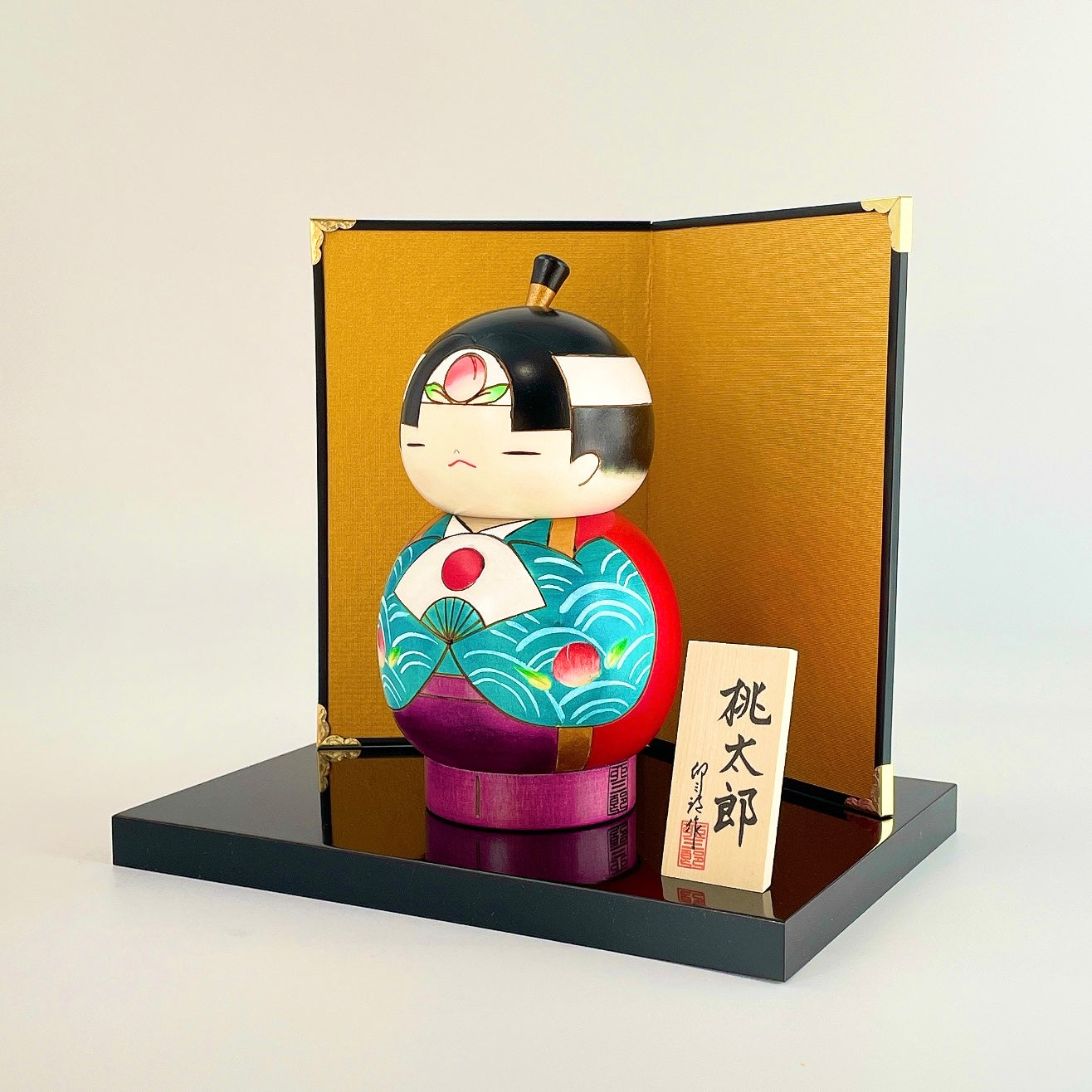 五月人形こけし 桃太郎 大