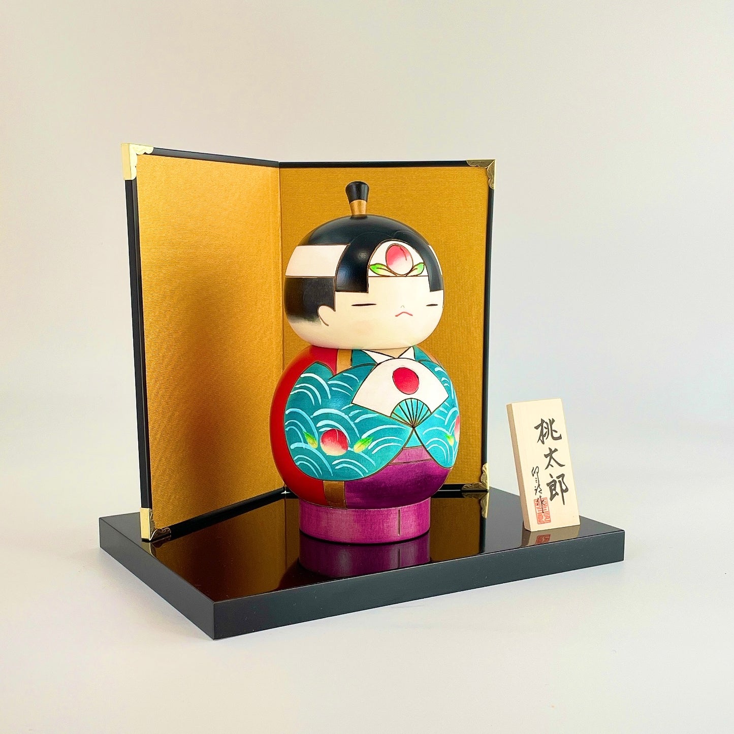 五月人形こけし 桃太郎 大