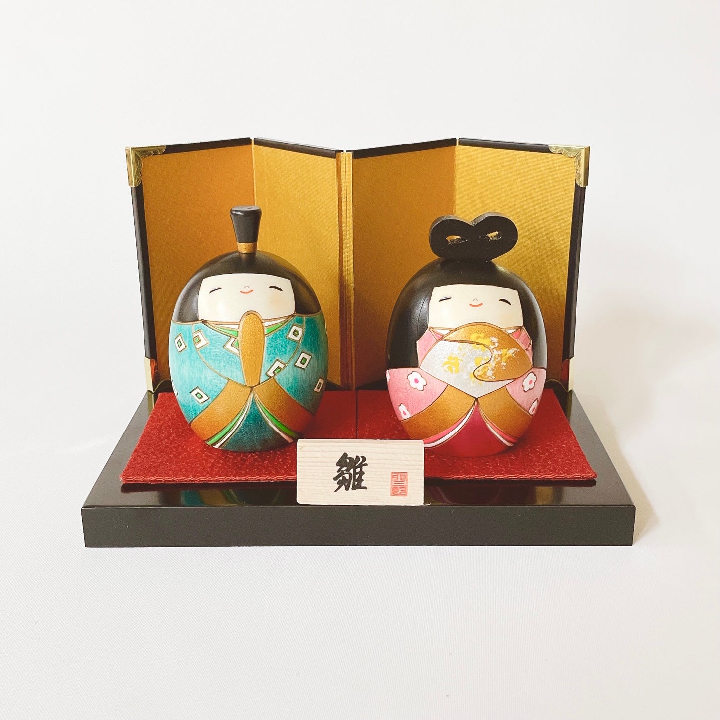 お雛さまこけし 春の花雛