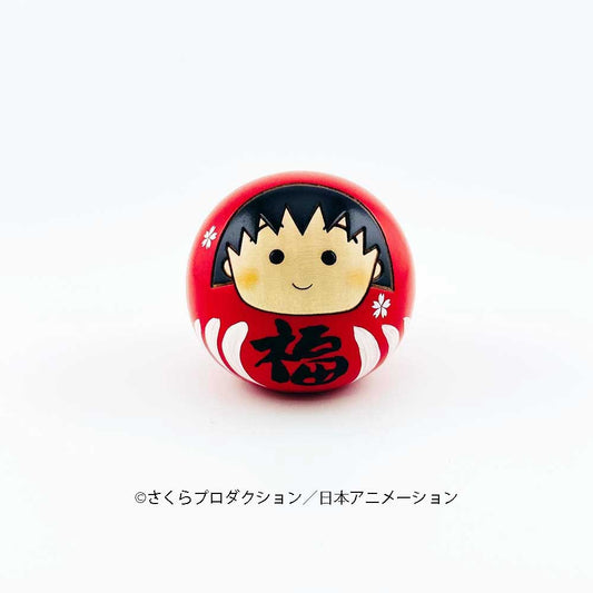 CHIBI MARUKO CHAN "MARUKO Daruma" (Good luck doll) Red