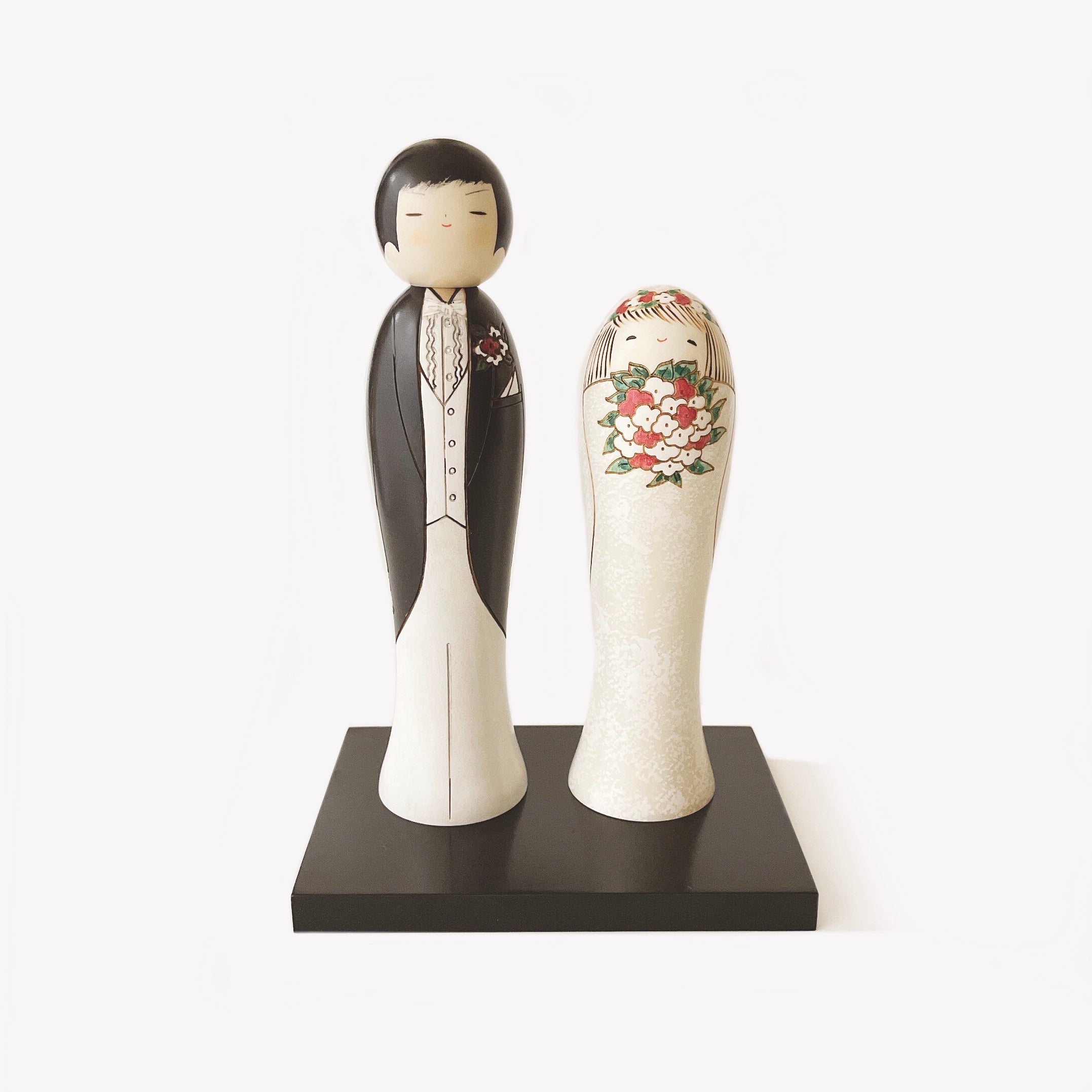 卯三郎こけし 北の国から 2体セット 大小ペア 高さ26cm・16cm 美品 ウェディング｜卯三郎こけし公式オンラインストア
