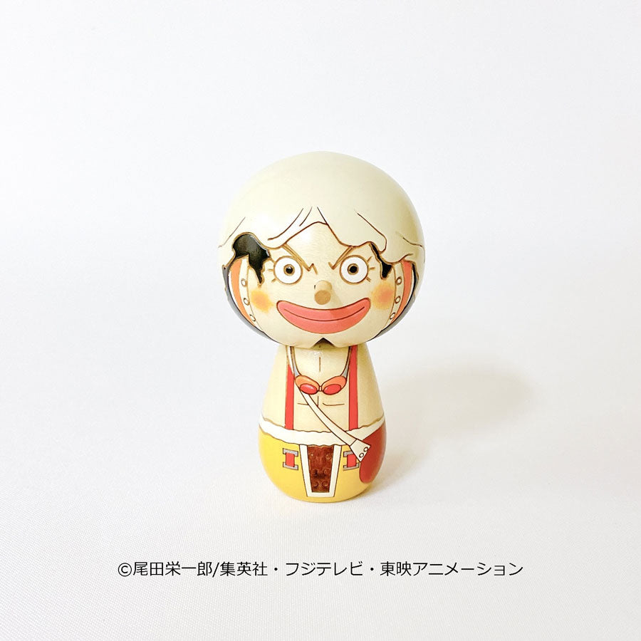 卯三郎こけし　箱付きナミ　箱無しウソップ　ポムポム ワンピースこけし｜卯三郎こけし公式オンラインストア