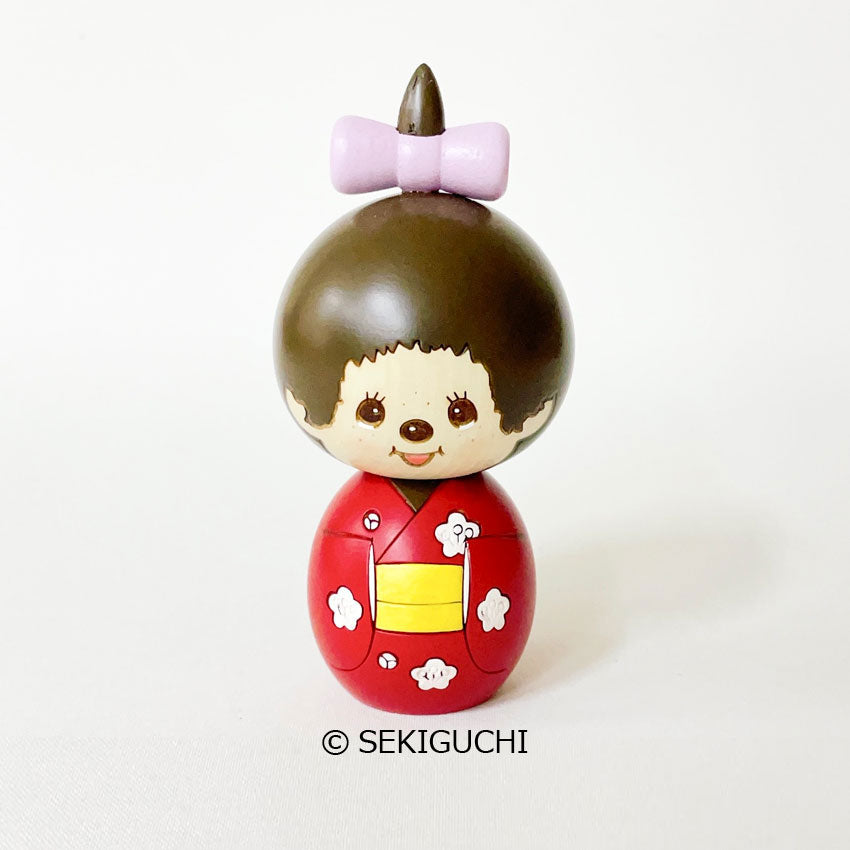 卯三郎こけしセキグチモンチッチ　民芸品　人気こけし モンチッチちゃん 着物｜卯三郎こけし公式オンラインストア