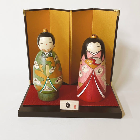 お雛さまこけし 立雛